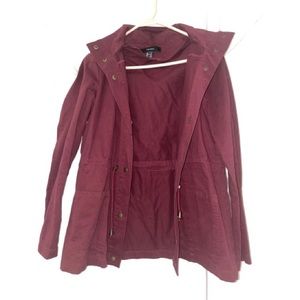 Forever 21 Burgundy Jacket